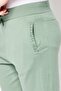 Men Regular Fit Brand Logo Basic Shorts, Sage Green - 2