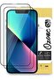iPhone 13 Mini Screen Protector | Tempered Glass Protector | Black |Pack of 2