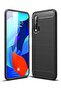 Huawei Nova 6 Case, Carbon Brushed Texture Slim Ultra-Thin Lightweight Flexible Protective Cov