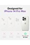 iPhone 14 Pro Max Case Cover| Air-S Series | Glitter Clear - 3