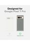 Fusion Compatible with Google Pixel 7 Pro Case, Anti-Scratch Hard Clear Back Shockproof TPU Bumper - 2