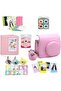 7-in-1 Instant Camera Accessories Bundle Kit For Fujifilm Instax Mini 8 Case PU Leather with