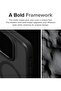 iPhone 15 Pro Max Case Cover | Fusion Bold Magnetic Series | Matte Black - 5