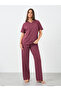 Cotton Star Heart V Neck T-Shirt and Pyjama Set