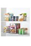 6-Piece Clear Refrigerator Organizer Bins, BPA-Free with Built-in Handles - 6