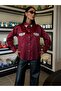Collar and Pocket Pearl Stone Satin Shirt 3423 - 4