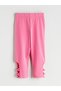 Quality Pieces from Çelebi Store 3/4 Length Girls' Leggings with Waist Cord