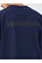 Oversized Slogan Print Stretch Athleisure T-Shirt - 4