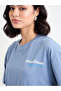 Embroidered Slogan Oversized T-Shirt - 3