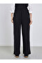 Women Black High Rise Trousers - 4