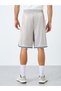 Basketball Woven Shorts with Tape Hem Detail - 4