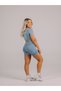 Women Blue Apex Seamless Active T-Shirt - 3