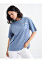 Embroidered Slogan Oversized T-Shirt - 2