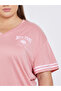 Plus NY Print T-Shirt and Pyjama Set - 3
