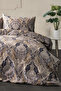 Bellora Premium 100% Cotton Satin Double Duvet Cover Set - Beige
