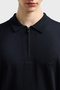 100% Wool Regular Fit Half Zip Polo Neck Sweater Men's Sweater Em001512 Af14158 Ub - 3