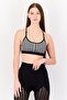 Women Lightly Padded Sleeveless Training Sports Bra, Multicolor