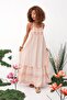 Helen Patterned Linen Dress 2745-8