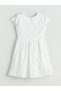 Vizyon New Season Crew Neck Fishtail Detailed Girls' Dress - 2