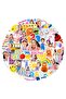 50Pcs New Ms Rachel Early Education Sticker Children's Enlightenment Learning Decals PVC Waterpro...