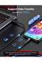 Car Carplay Cable with 3 Colors LED Indicator, Nylon Braided 3-in-1 Multi Charging Cable 1.5m - 7