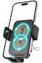 Dual Coils Wireless Car Charger, 15W Fast Smart Alignment Wireless Charging Car Mount, Full A - 2