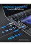 240W USB C to USB C Cable[1.2m],Fast Charging USB C Cable with LED Display for MacBook Pro,lPhone15/15Pro/15ProMax,Galaxy S23+/S23Ultra/S22Ultra,etc,Transparent Shell,(Black) - 4