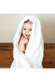 Set Of 2 Organic Muslin Bath Towel- Green/White - 7