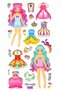 Sticker Embossed Sticker Decal Sticker (Xhc073)-18X9 Cm- Party Girl Dress up