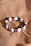 Certified Howlite-Rhodonite-Hematite Natural Stone Bracelet - 3