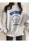 Unisex Love Me More Printed Oversize Sweatshirt - 2