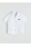 Nevavm Short-Sleeved Printed Boy's Shirt with Difference - 5