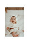 Organic Muslin Hooded Towel - White - 5