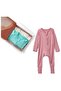 3pc-Set - Zipper Sleepsuit- White/Sky/Lilac_0-3M - 3