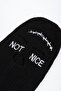 Barbed Wire Note Nice Embroidered Knitted Unisex Balaclava Knitted Gloves Set Black - 5