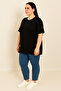 Women's Plus Size Short Sleeve Basic Oversize T-Shirt 1976-25 - 2