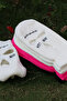 Barbed Wire Note Nice Embroidered Knitted Mask Set of 3 Black White Fuchsia - 5