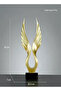 Bird Wing Sculpture Gold - 6