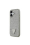 iPhone 17 Compatible Case Original Licensed Stoned Back Surface Triangle Logo Cover Silver - 2