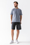 Men's Relaxed Fit 100% Cotton Denim Shorts Smoked - 5328
