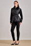 Sports Black Knitted Leggings