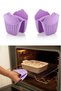 Silicone Heat Resistant Oven Mitts Oven Holder Tray Holder