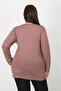 Mercerized Leather Print Patterned Buttoned Cardigan - 4