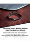 Hematite Natural Stone Macrame Bracelet with Horse Figure and Silver Apparatus