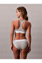 Women Grey Heather Icon Cotton Modal Unlined Bralette Bra - 4