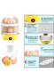 350W Double Layer Electric Egg Cooker, 12 Egg Capacity Rapid Egg Boiler with Auto Shut-Off - 4
