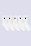 Unisex 5 Pairs Premium Quality High Cotton College Socks - 2
