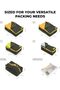 The Packing Cube Nylon Fabric Water Resistant Travel Organizer Wardrobe Organizer Set of Pa - 5