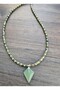 Jade Natural Stone & Hematite Natural Stone Necklace |   Balance and Protection - 5