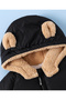 Padded Winter Jacket - Black - 3